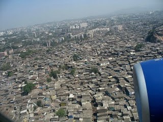 Dharavi slum area, Mumbai India